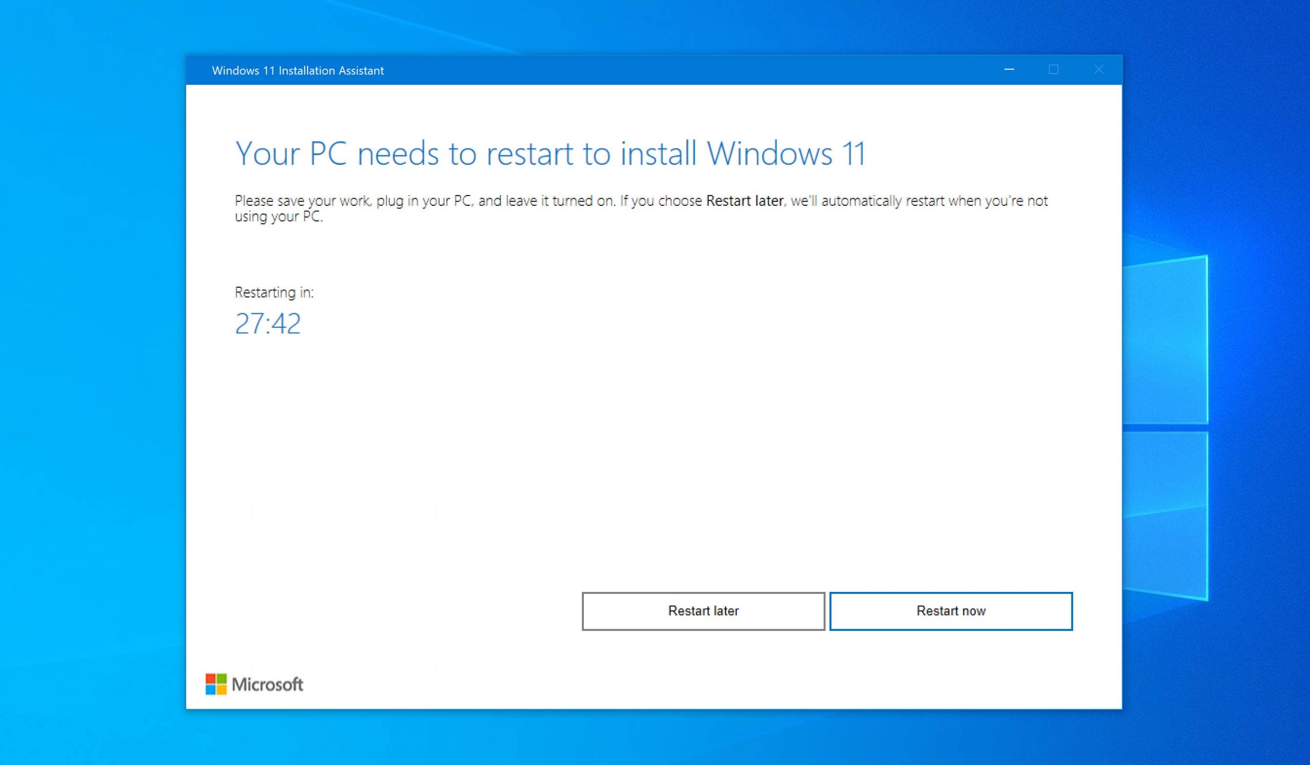 free instals Windows 11 Installation Assistant 1.4.19041.3630